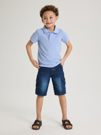 Polarn O. Pyret Cargoshorts denim - 86 - barnkläder - denim