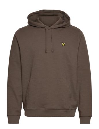 Chunky Slub Hoodie Huppari Beige Lyle & Scott