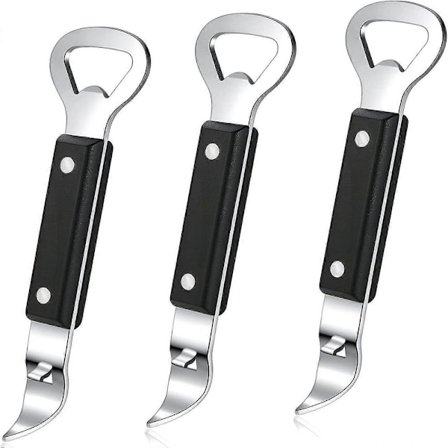 SBSGV Tölkinavaaja, manuaalinen ruostumattomasta teräksestä valmistettu tölkinavaaja, 1 kpl