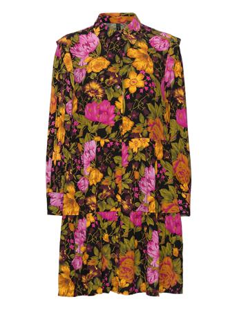 Yasapolla Ls Shirt Dress Patterned YAS