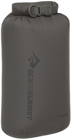 Sea to Summit Eco Lightweight Drybag kuivapussi, tummanharmaa, 5L - Kuivapussit & Pakkaussäkit