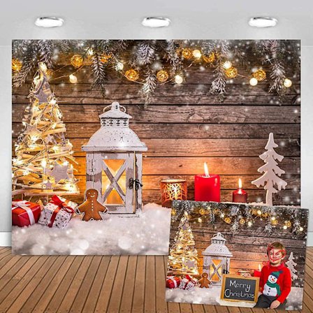 200 * 150 cm Julfotografering Bakgrund Vinyl Julgran Ornament Fotografering Bakgrund Nyfödd Foto Bakgrund Familjefirande Jul Bac