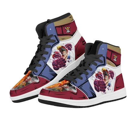 Naruto Anime Sko Herre Dropshipping Kakashi Itachi Tegneserie Cosplay Sneakers One Piece Luffy Ace Høje Løbesko Børnegave