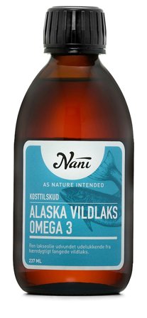 Nani Omega-3 - Alaska Vildlaks 237 ml, Helse & Madvarer, Kosttilskud, Fiskeolie & Omega 3