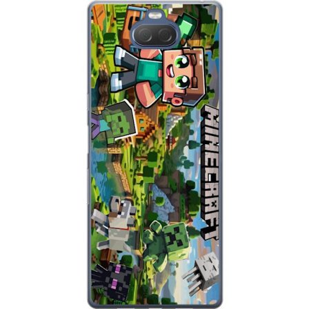 Kompatibelt Mobildeksel til Sony Xperia 10 Plus Lady Gaga The Fame svartvit portrett med store solbriller i minimalistisk pop estetikk