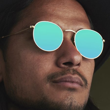 Óculos de Sol Verdes Polarizados Dandy para homens - Óculos de sol retro