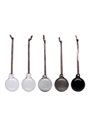 Iittala glaskula 40mm 5st Dekoration Grå 40 MM