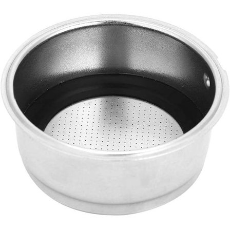 2025 Ny 51 mm 1-kopps filterkorg, trycksatt kaffefilter i rostfritt stål för bottenlös espressomaskin