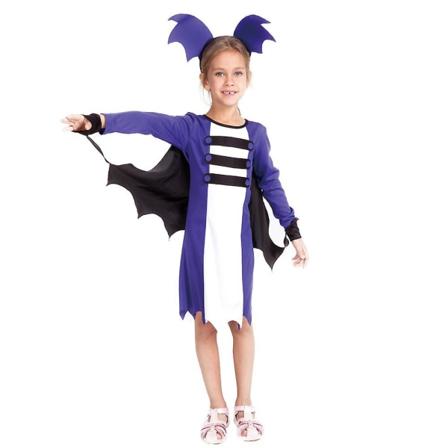Halloween Cosplay Kostyme Flaggermusform for Jenter(M)