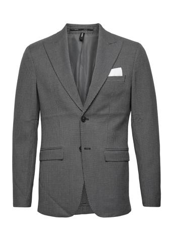 Slhslim-Stockholm Grey Hound Blz Adv B Bleiseri Puvun Takki Harmaa Selected Homme