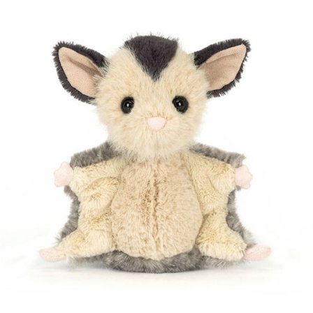 Jellycat 14 cm Lolly Sugar Glider plyslegetøj
