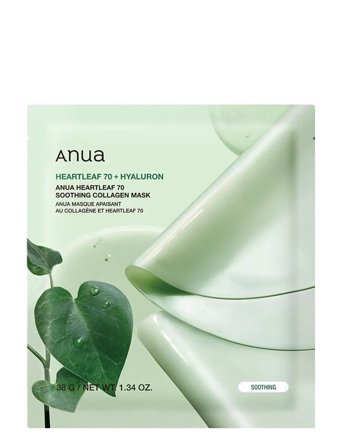 Anua Heartleaf 70 Soothing Collagen Mask - Nude - 1 STK