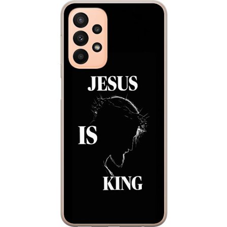 Yhteensopiva Puhelinkuori Samsung Galaxy A23 Värikkäitä kawaii-hahmoja pinottuna pystysuunnassa violetilla taustalla, pehmeillä muodoilla ja leikkisäl