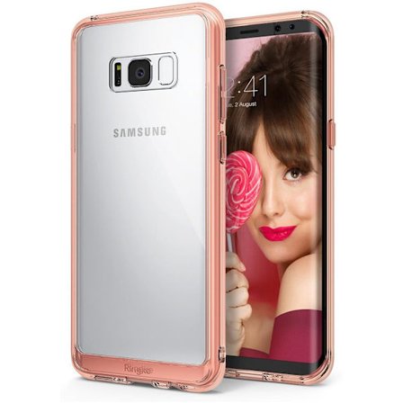 Ringke Fusion Shock Absorption Skal till Samsung Galaxy S8 Plus - Rose Gold