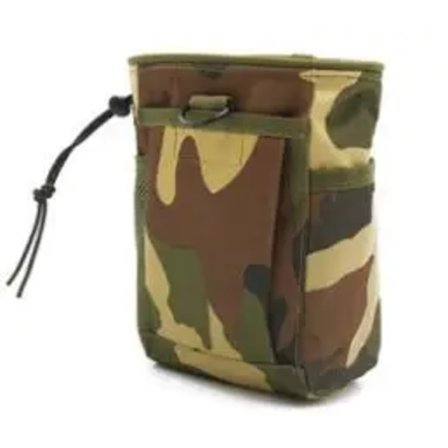 Tactical Molle Dragsko Magasin Dump Pouch Justerbar Military Utility Bälte Fanny Hip Holster Bag Outdoor Ammo Förvaringspaket