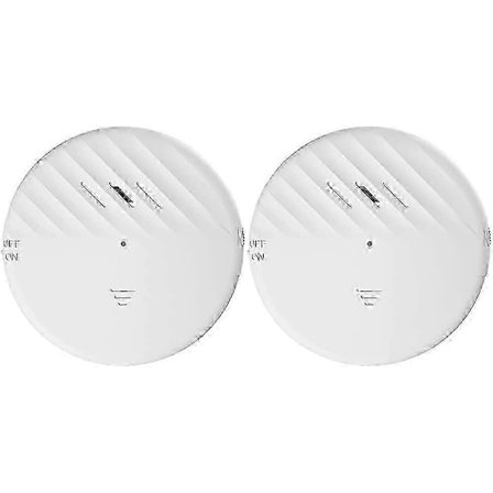 Glasbrottsdetektor, fönsterlarm med 125dB larm, glasvibrationssensorlarm för ditt hem, kontor (2 stycken) (LGL)