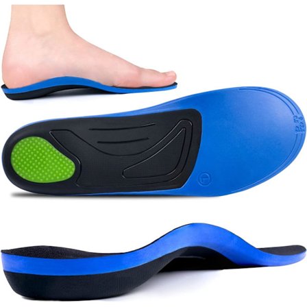 Ortopediska inlägg arbetsskor dam, mjuka hälinsatser platta F, ZQKLA