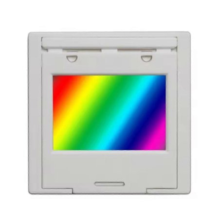 Transmissionsdiffraktionsgitter med ramme Linjespektrofotometer Diffraktionsgitter Optisk undervisningseksperiment D