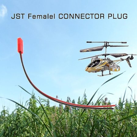150mm JST Hunnkontakt for RC Helikopterbatteri