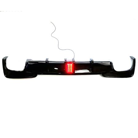 Til BMW X3 F25 M Sport 2010 2011 2012 2013 2014 2015 2016 2017 Højkvalitets bil bagkofanger Læbespoiler Body Kit blank sort