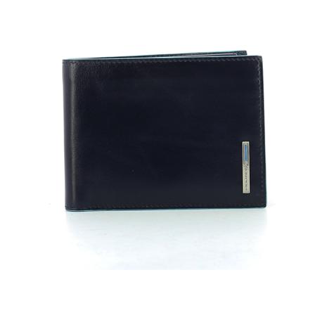 Piquadro, Portafoglio con portamonete Square Niebieski, Mężczyzna, Rozmiar: ONE Size