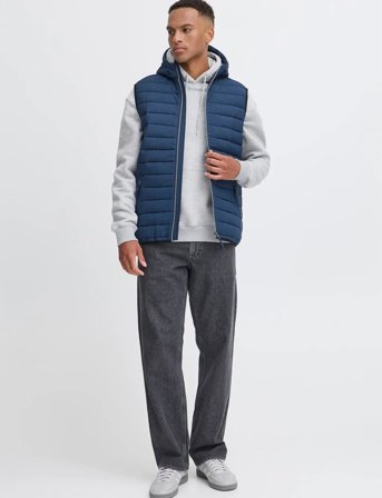 Blend Bhedmar Vest With Hood - Navy - L