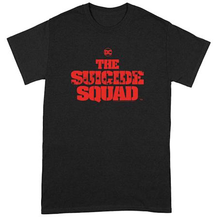 Suicide Squad Unisex Vuxen Logo T-shirt L Svart/Röd Black/Red L