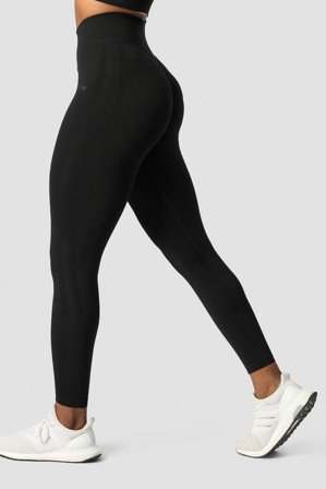 ICANIWILL - Rush Seamless Tights Black- Sportlegging - Dames - sportkleding van ICIW