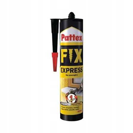 Monteringslim - Pattex - Fix Express 375g - Hög inomhus- och utomhushäftförmåga