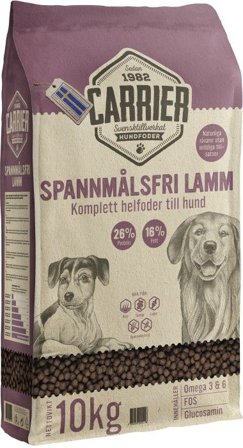 Carrier Spannmålsfri Lamm 10 kg
