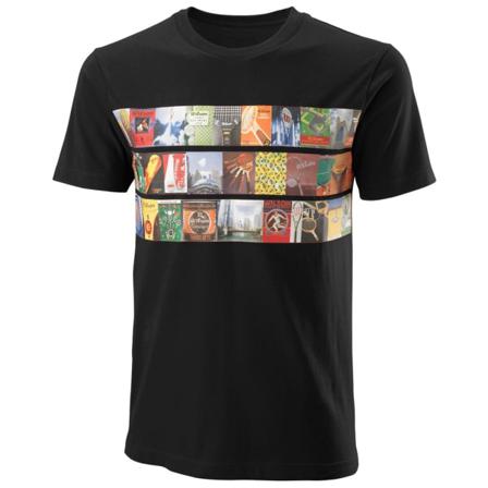 Shirts Wilson Photo Ctn Tee Svarta 183 - 187 Cm/l