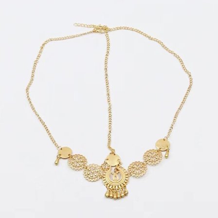 Bohemian Head Chain Hår smykker GULL