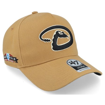 47 Brand - MLB Beige adjustable Cap - Hatstore Exclusive x Arizona Diamondbacks Camel A-Frame Adjustable @ Hatstore