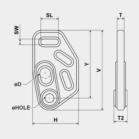 Seldén TACK BOARD 15 (546-150)