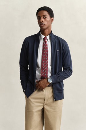 GANT Herren Sweatjacke (M) Marineblau