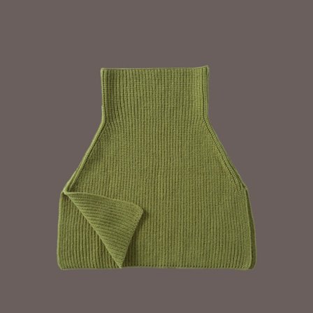 Neulottu huivi poolokaulus GRÖN 2 2 vihreä-FD19-