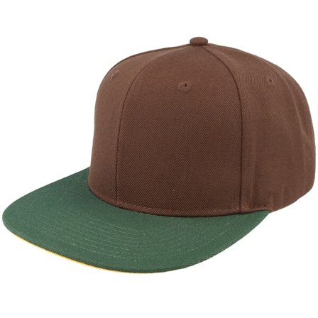Equip - Brown - snapback - Cap - Brown/Dark Green/Yellow Snapback - Hatstore