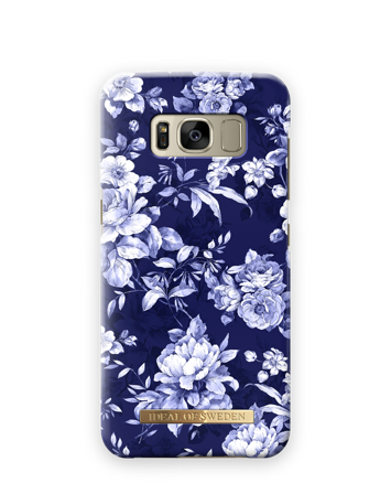 Unisex Hülle, Galaxy S8 Sailor Blue Bloom Handyhülle