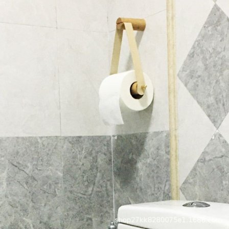 Hvid træ toiletpapirholder, træ toiletpapirholder, Vin