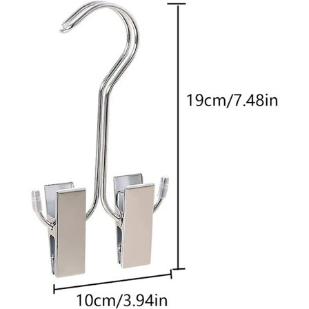 Sko Klips Støvler Klips SØLV