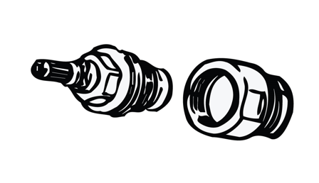 Gustavsberg GB41634579 Ventiloverstykke, Baderom