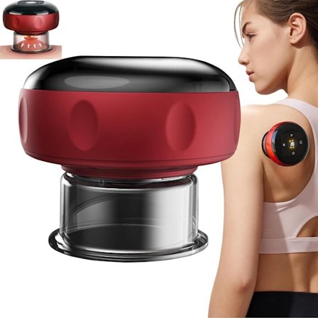 Elektrisk Cuppingkop 12 Indstillinger & Temperaturer Berøringskontrol Fuld Krops Cupping Massageapparat Cuppingkopper Massage Cellulitekopper Hijama 