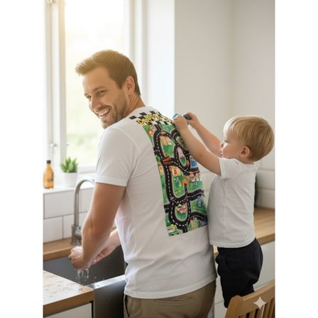 Pappa T-shirt & leksak i ett !