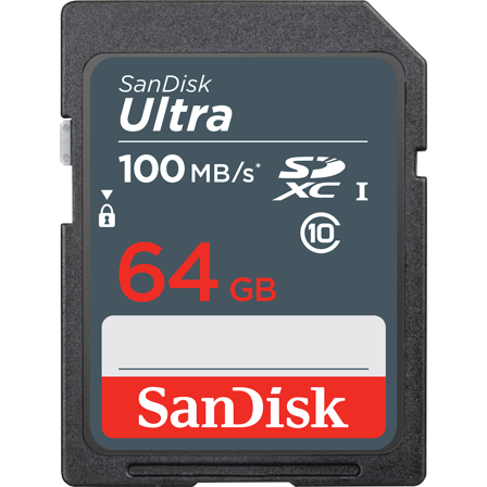 Sandisk Ultra - flashminnekort - 64 GB - SDXC UHS-I