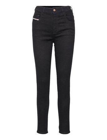 D-Slandy-High Trousers Slimmade Jeans Blå Diesel Women