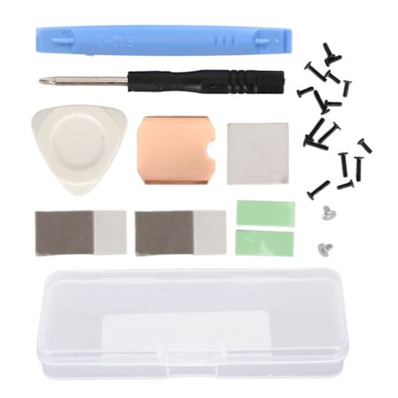 Steam Deck SSD Jäähdytyslevy Lämpötyyny M2 2230 NVME Kupari Jäähdytystahna Takakannen Avaustyökalu