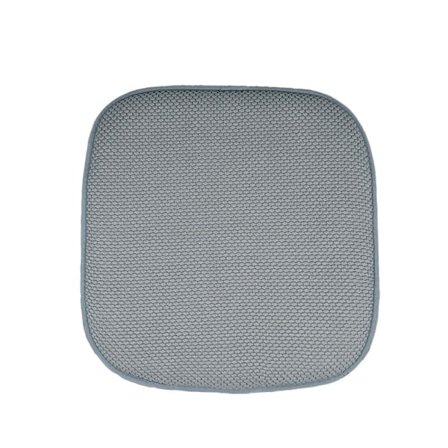 Silvergrå skumgummisäten dynor köksstolar dynor för matstolar halkfria kontorsstolar dynor tvättbara U-formade mjuka tjocka stora metall trä C