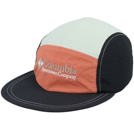 Columbia - Rood 5panel Cap - Wingmark Mars/Black/Cool Green 5-Panel @ Hatstore