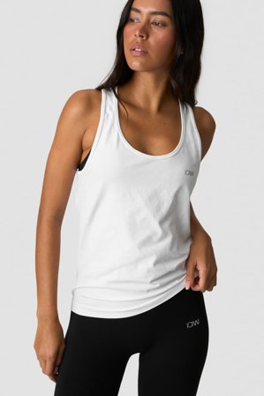 ICANIWILL - Everyday Seamless Tank Top White- Training tank tops - Damen - ICIW