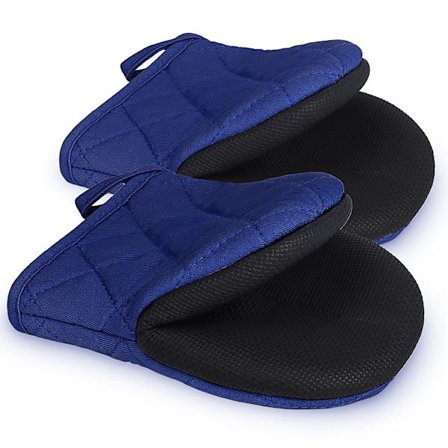 2 Pak Mini Varmebestandige Ovn Handsker, Skridsikker Grydeholder til